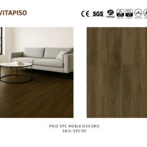 Piso SPC Roble Oscuro Caja 2.68 M2